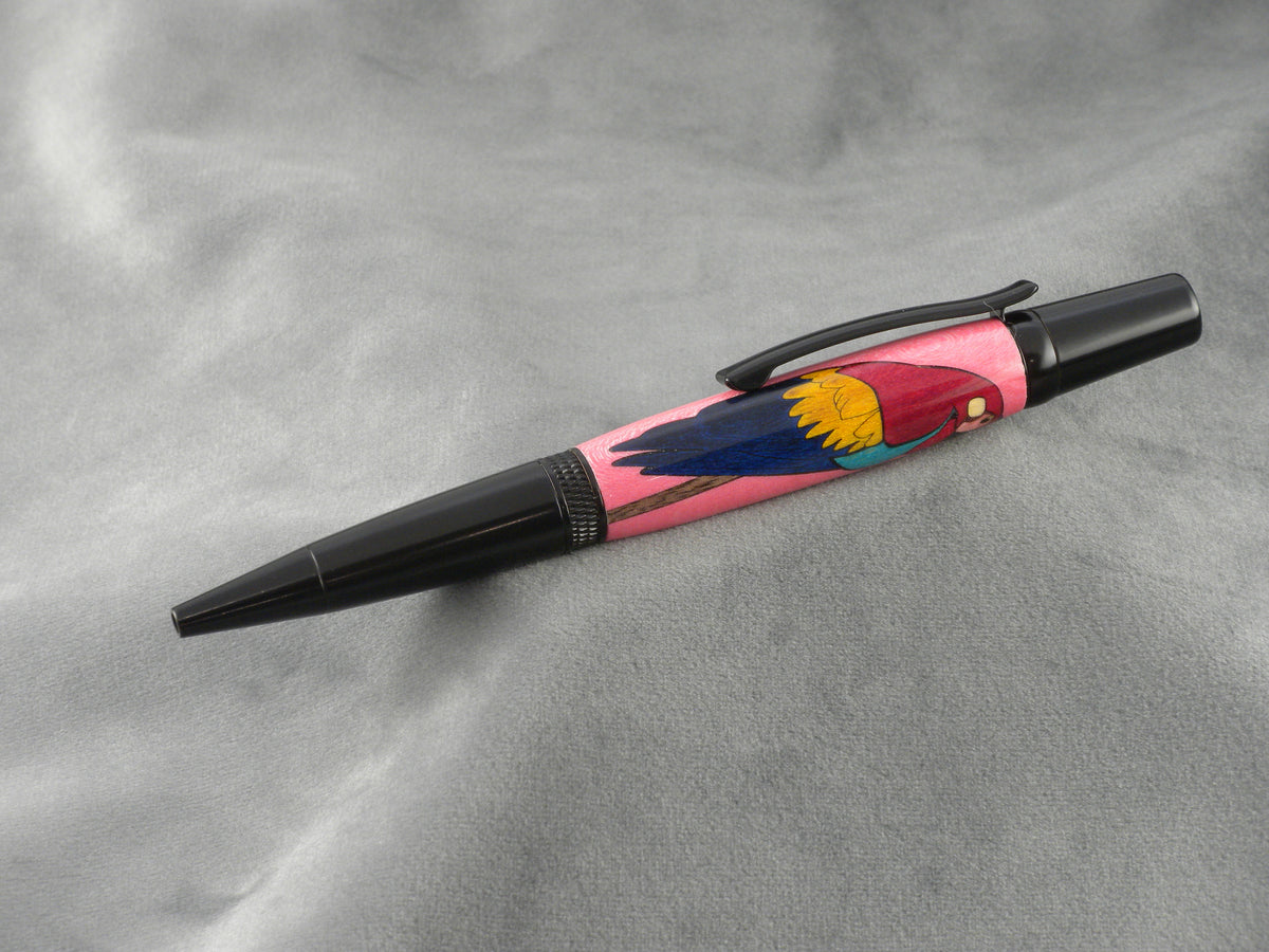 Parrot Inlay Ink Pen