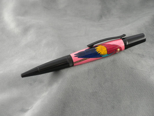 Parrot Inlay Ink Pen