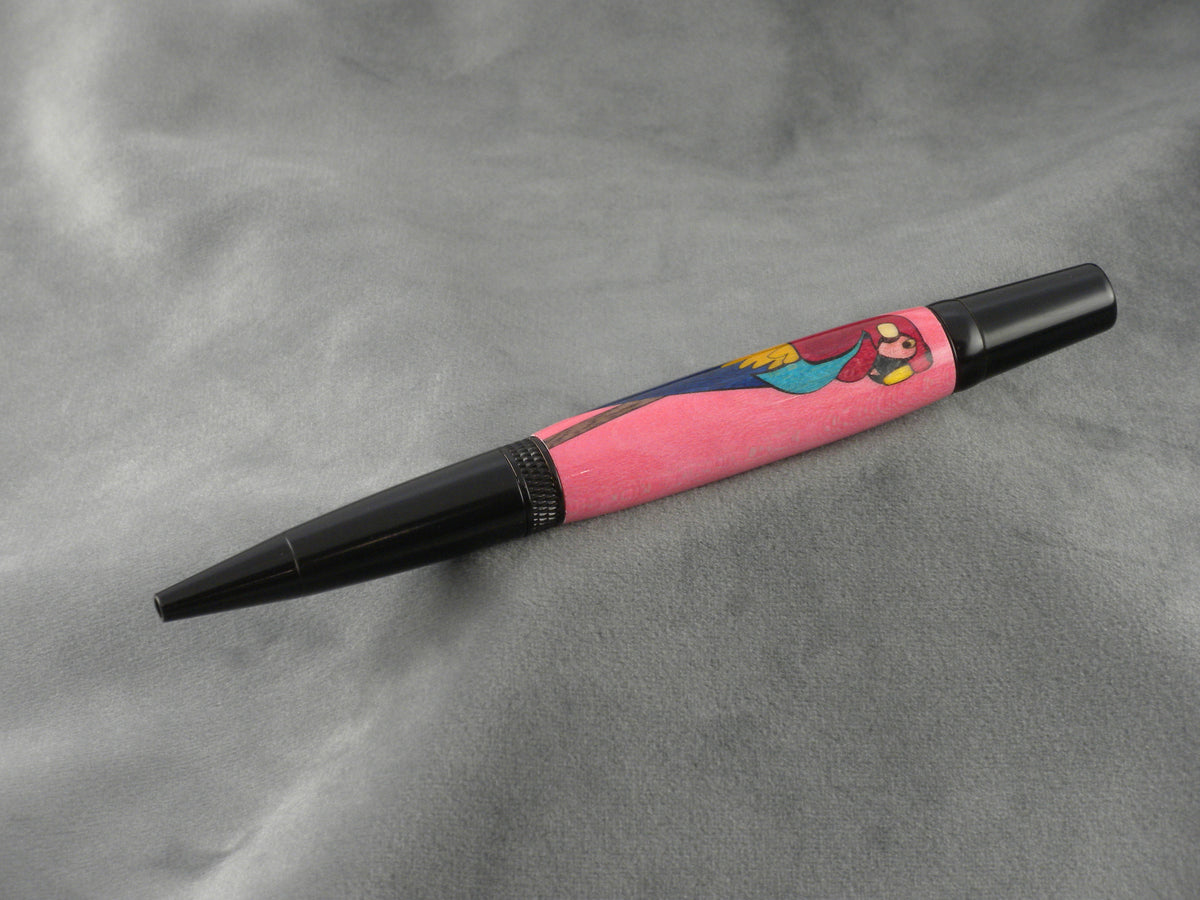 Parrot Inlay Ink Pen
