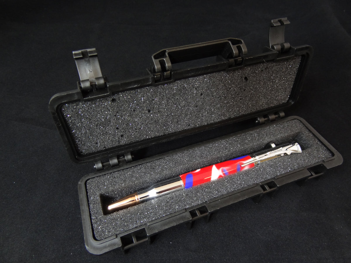 Damascus Steel Acrylic Rollerball Pen