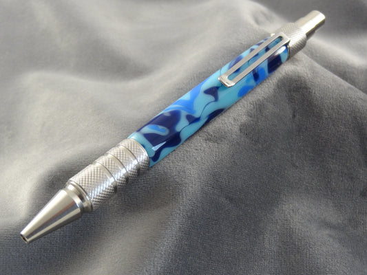 Navy Camouflage Dura Click Ink Pen