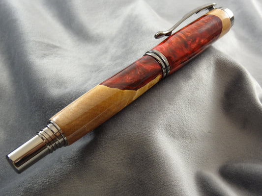 Maple Burl Hybrid Ink Pen