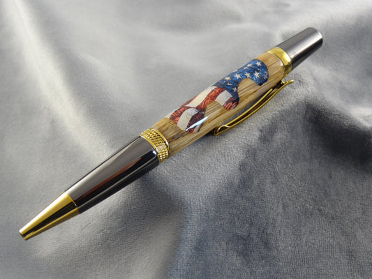 U.S. Flag Hybrid Ink Pen