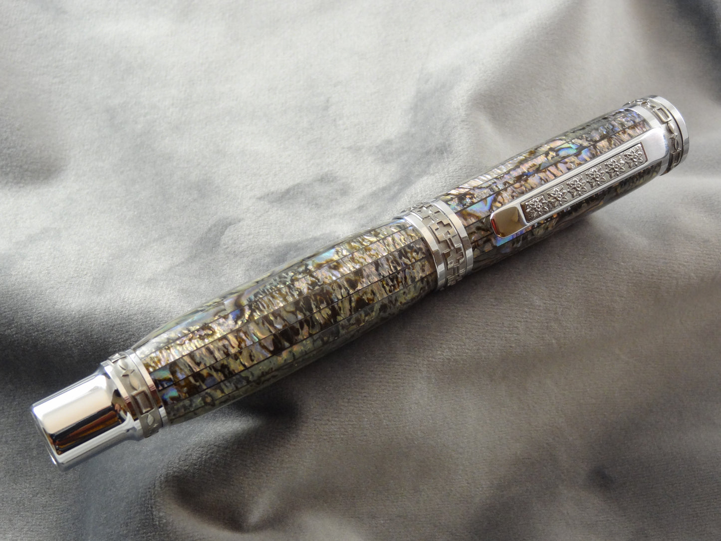 Abalone Paua Shell Rollerball Ink Pen