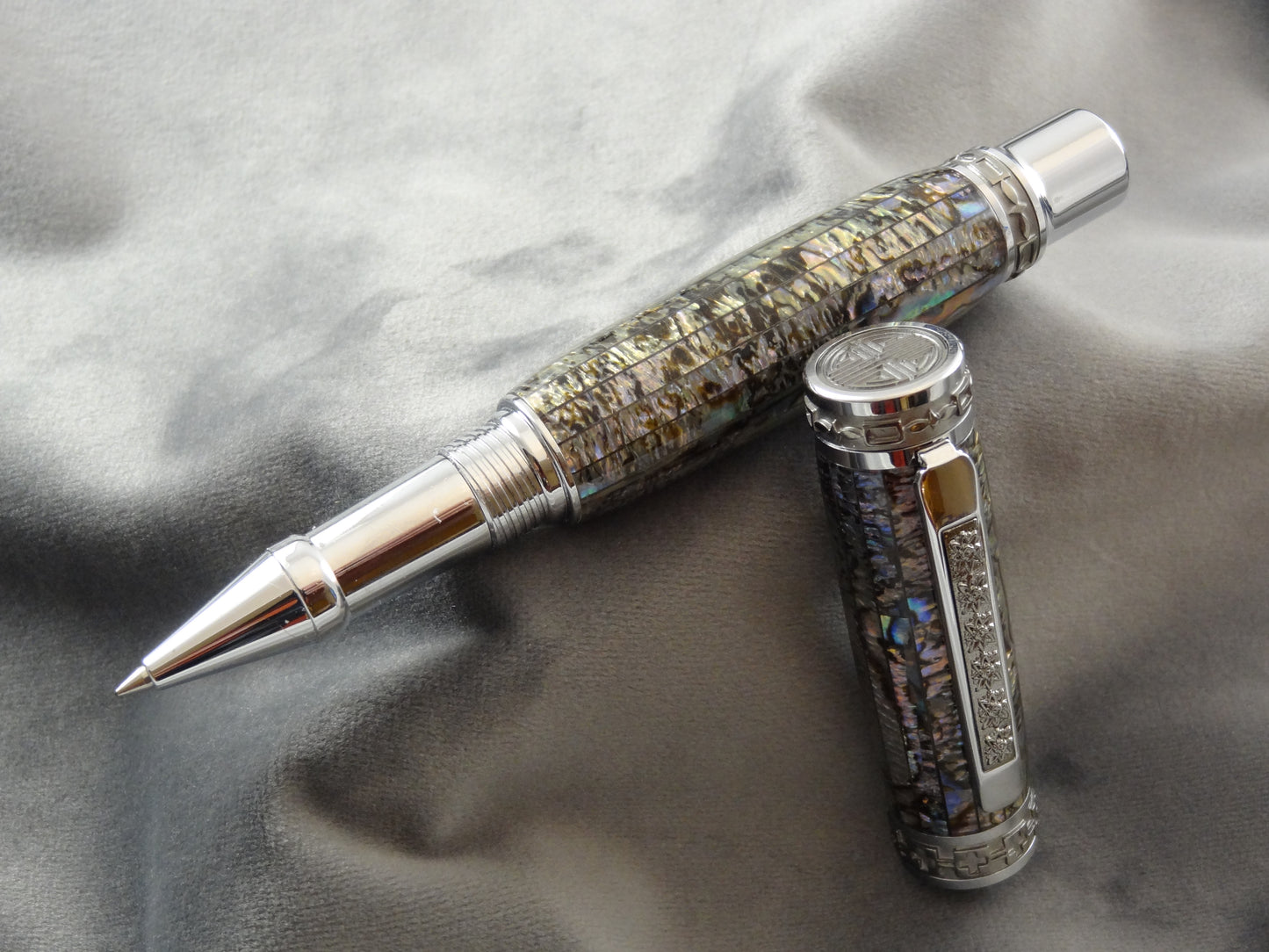 Abalone Paua Shell Rollerball Ink Pen