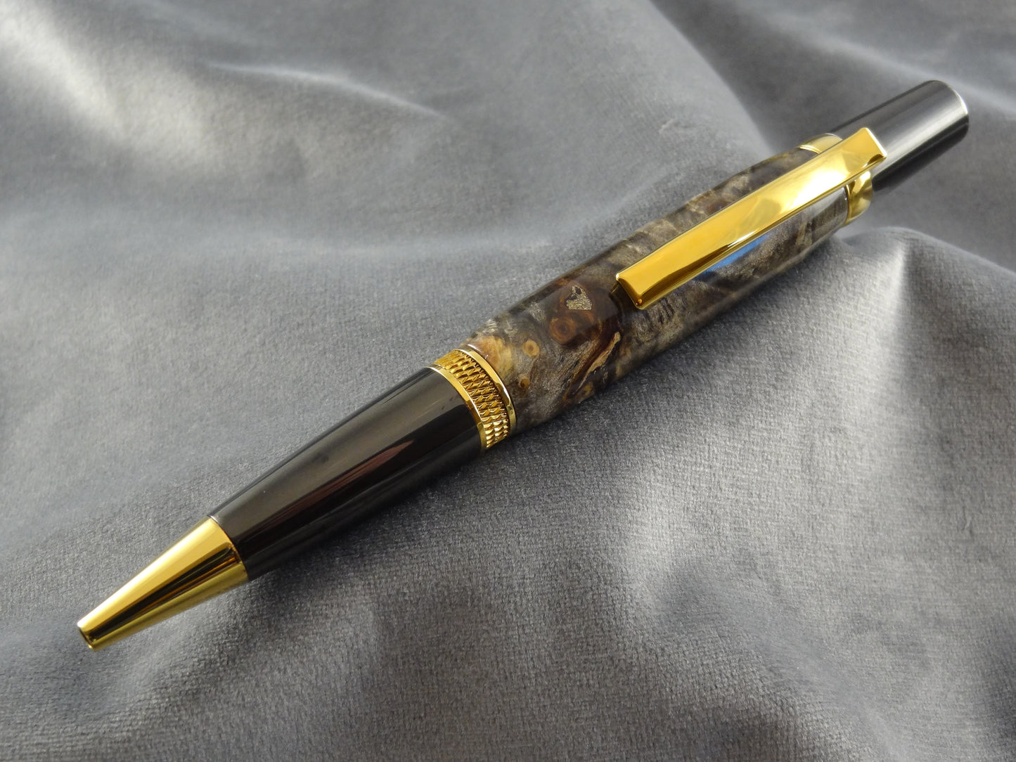 Buckeye Burl Twist Ink Pen