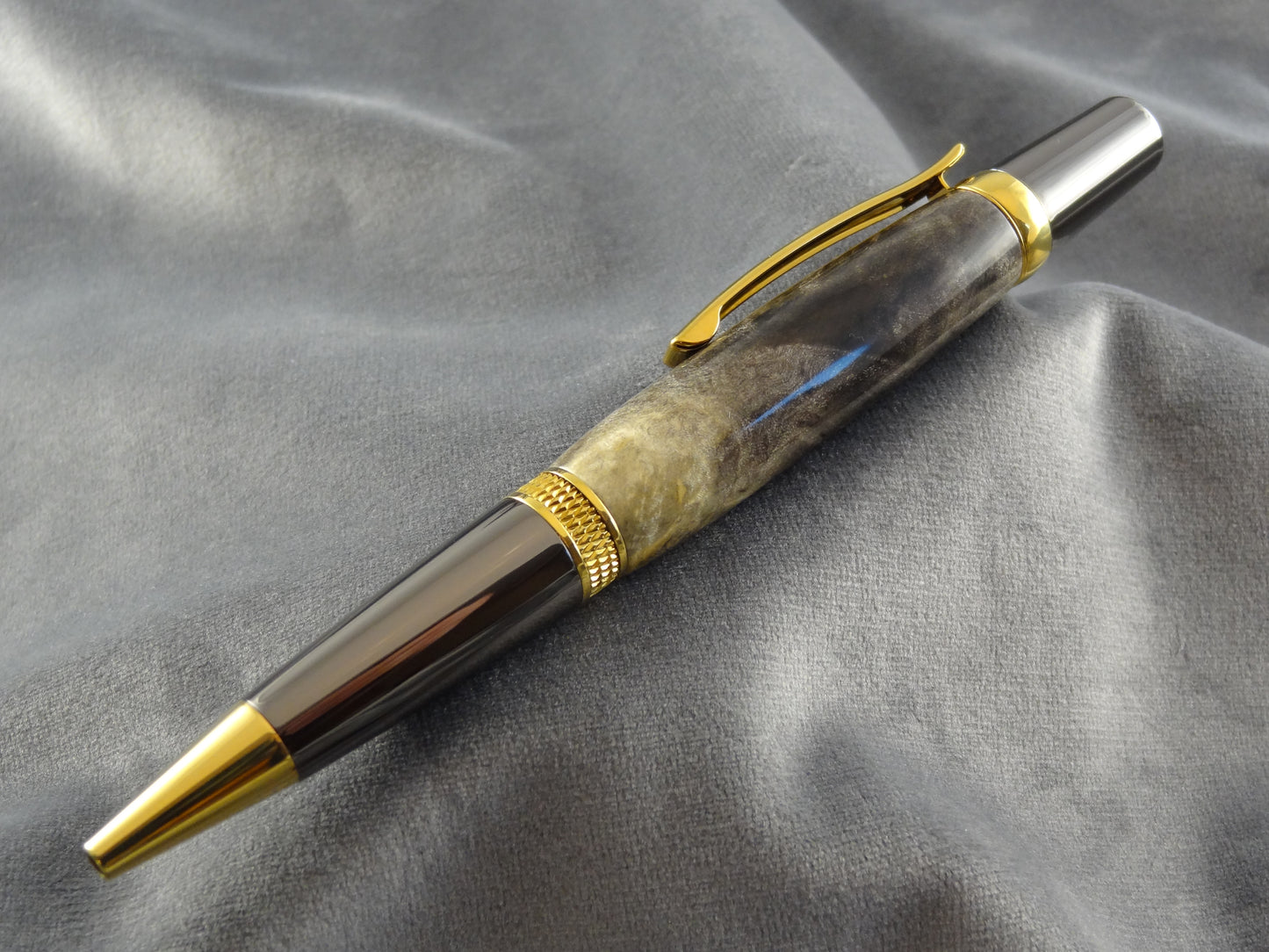 Buckeye Burl Twist Ink Pen