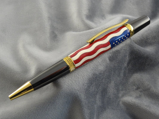 Stars & Stripes Inlay Ink Pen