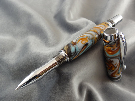 Vibe Cemetery Diamond Knurl Rollerball Pen