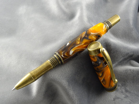 Pumpkin Spice Acrylic Rollerball Pen