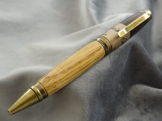 Bourbon Rollerball Ink Pen with COA