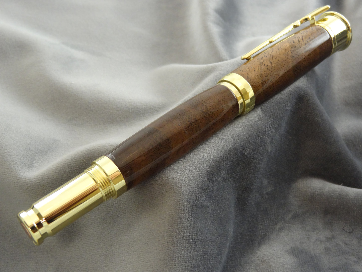 Over Under Walnut Burl Ink Pen