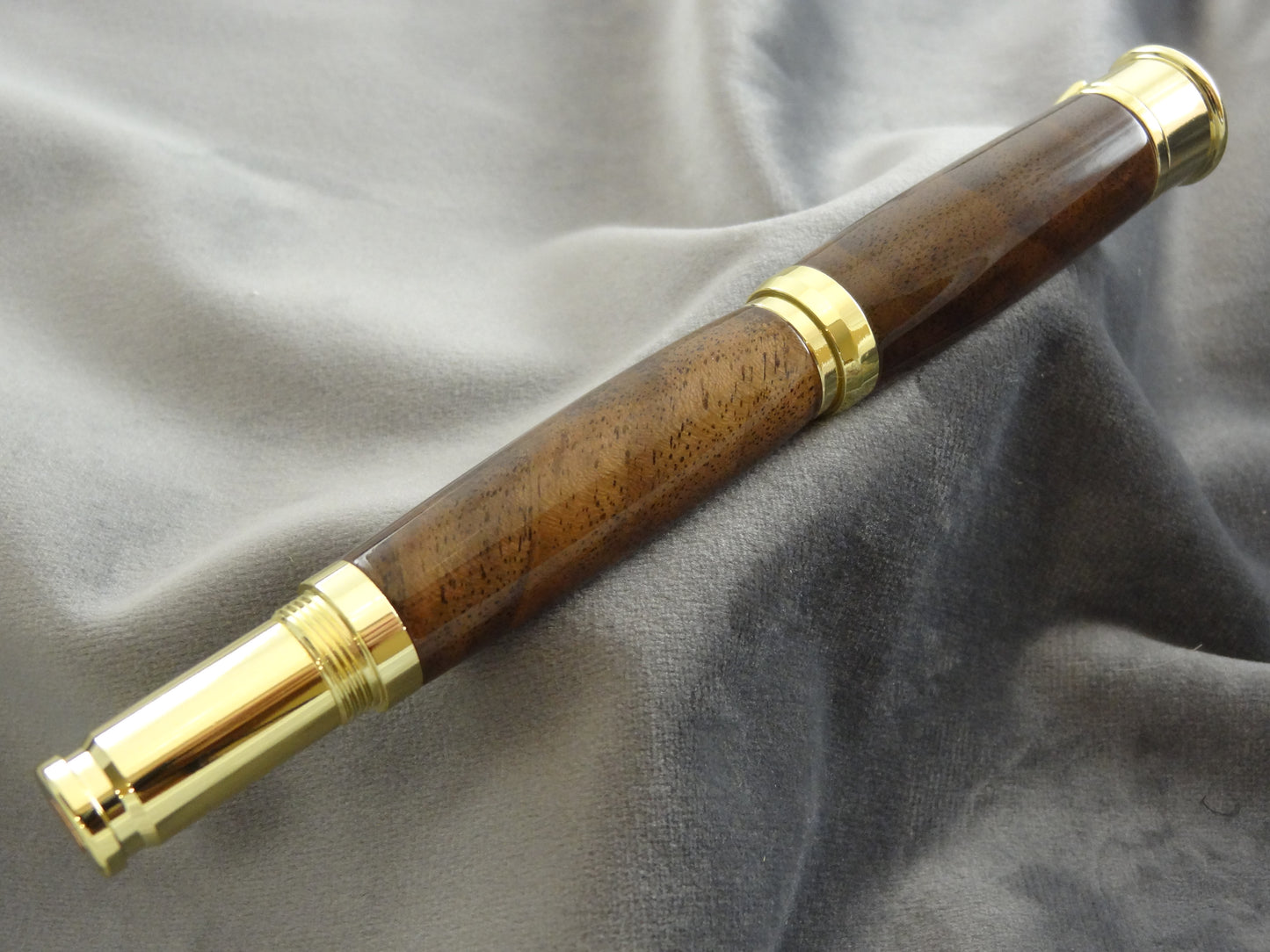 Over Under Walnut Burl Ink Pen