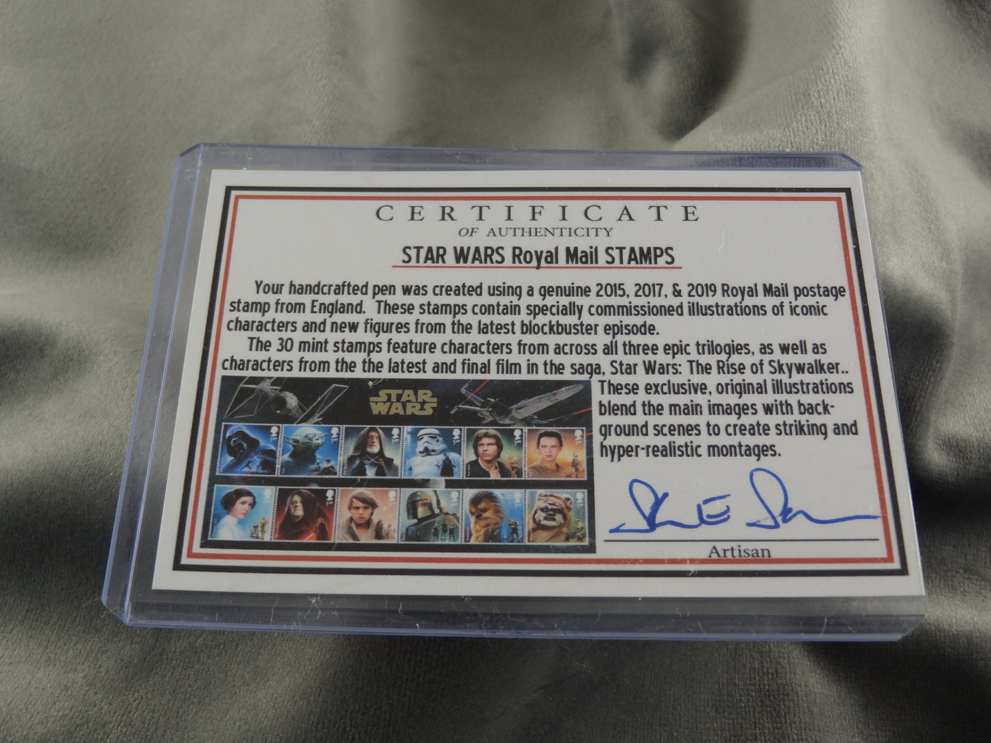 R2-D2 Star Wars Pen with COA