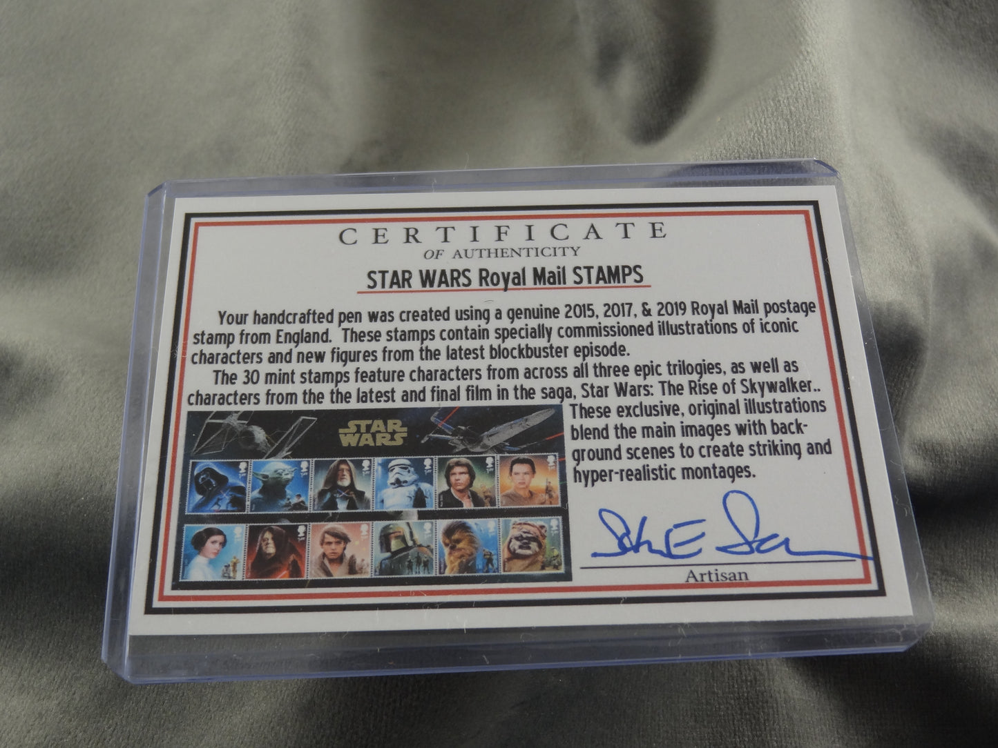 Stormtrooper Star Wars Pen with COA