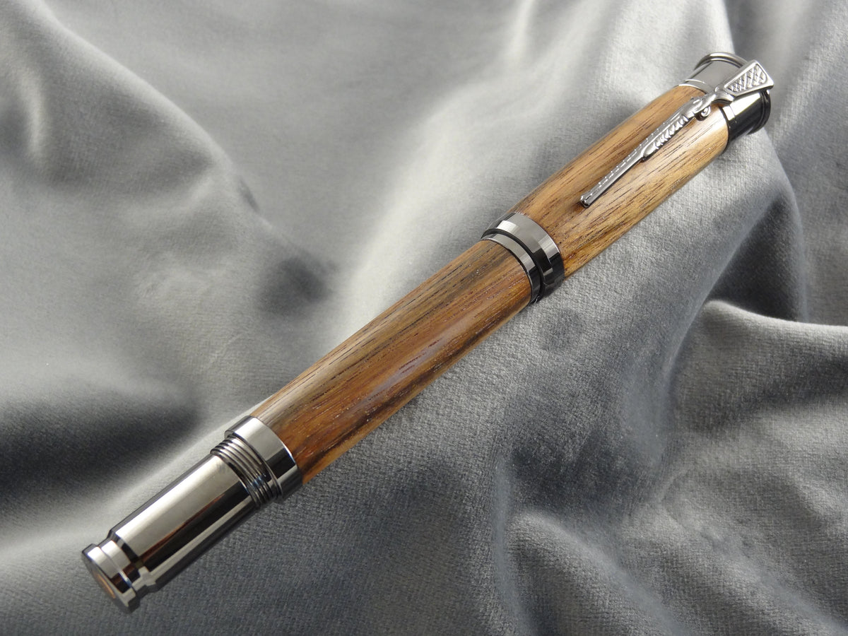 Macassar Ebony Over Under Ink Pen