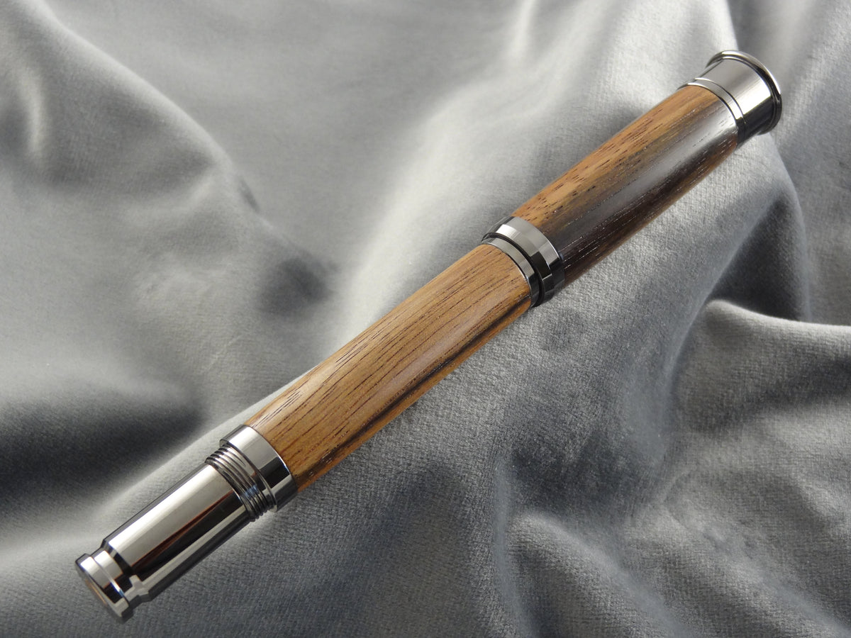 Macassar Ebony Over Under Ink Pen
