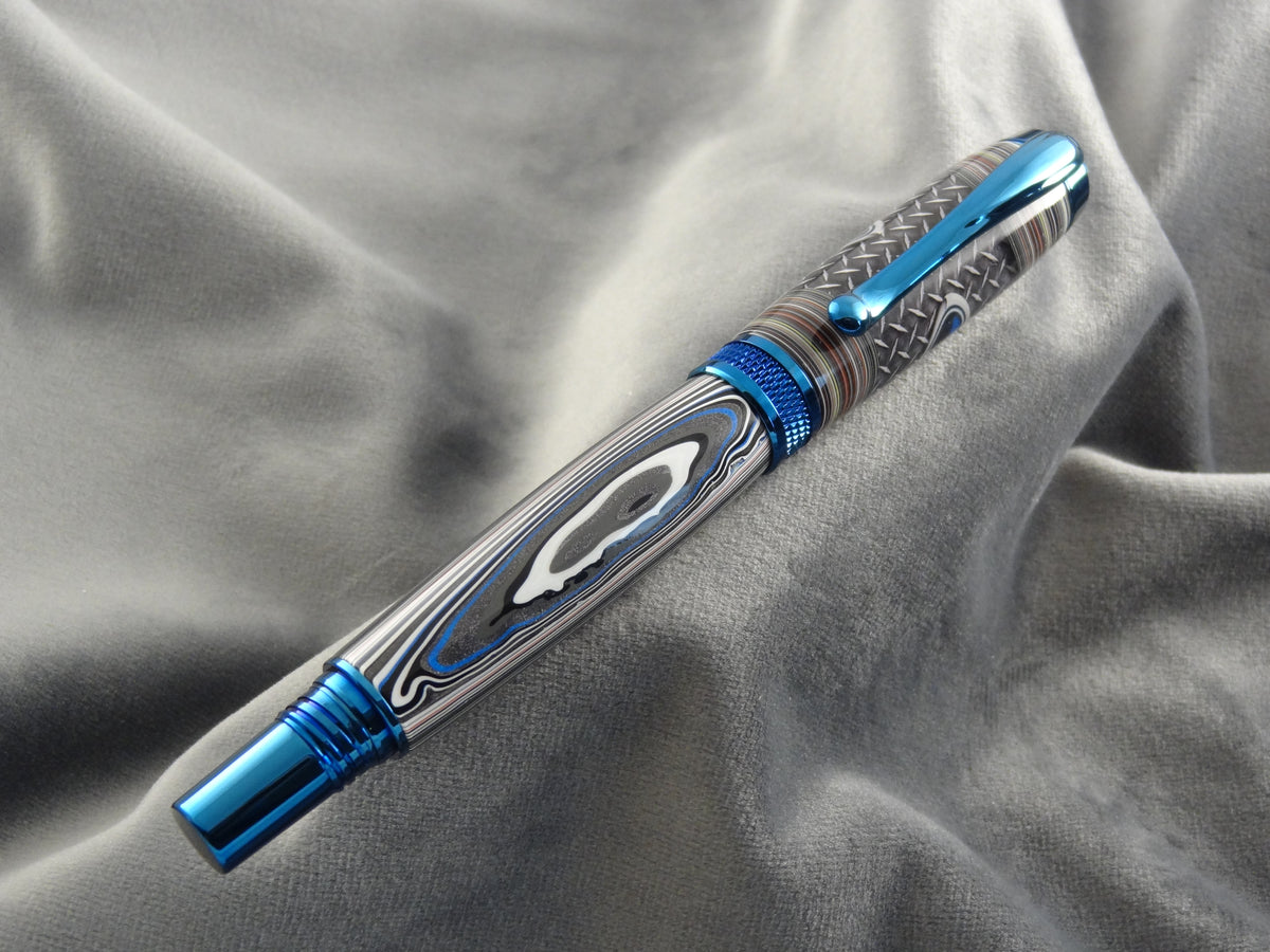 Ford Logo with Fordite Ink Pen with COA