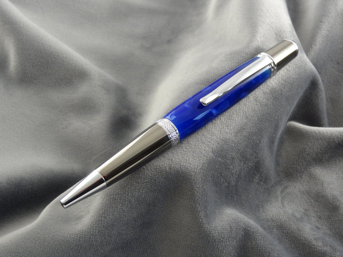 Deep Ocean Blue Acrylic Ink Pen