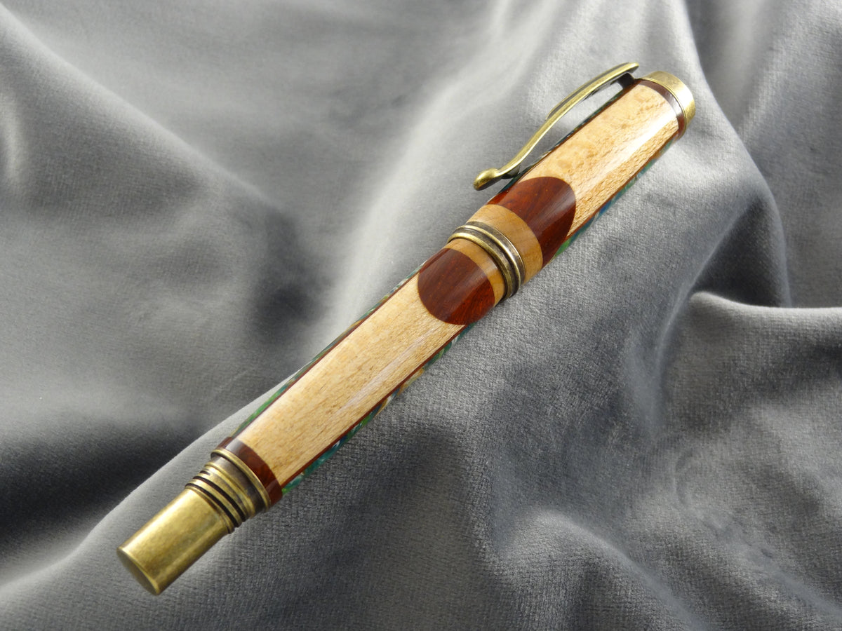 Pakuak, Teak and Acrylic Resin Rollerball Ink Pen