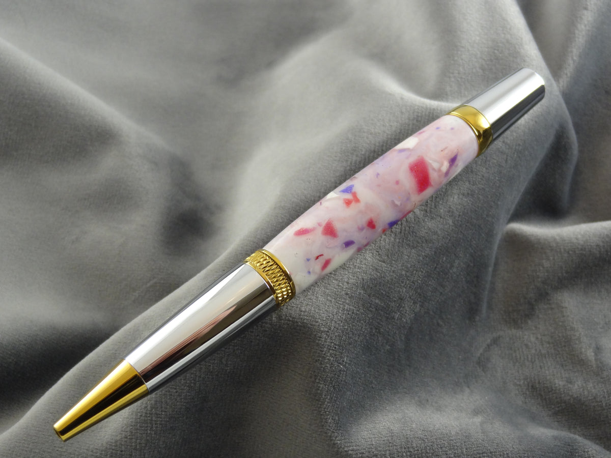 Terrazzo Bubble Gum Acrylic Ink Pen
