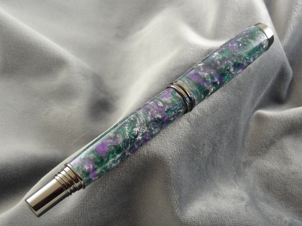 Mardi Gras Rollerball Ink Pen