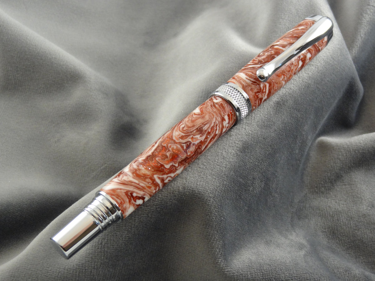 Candy Cane Rollerball Ink Pen