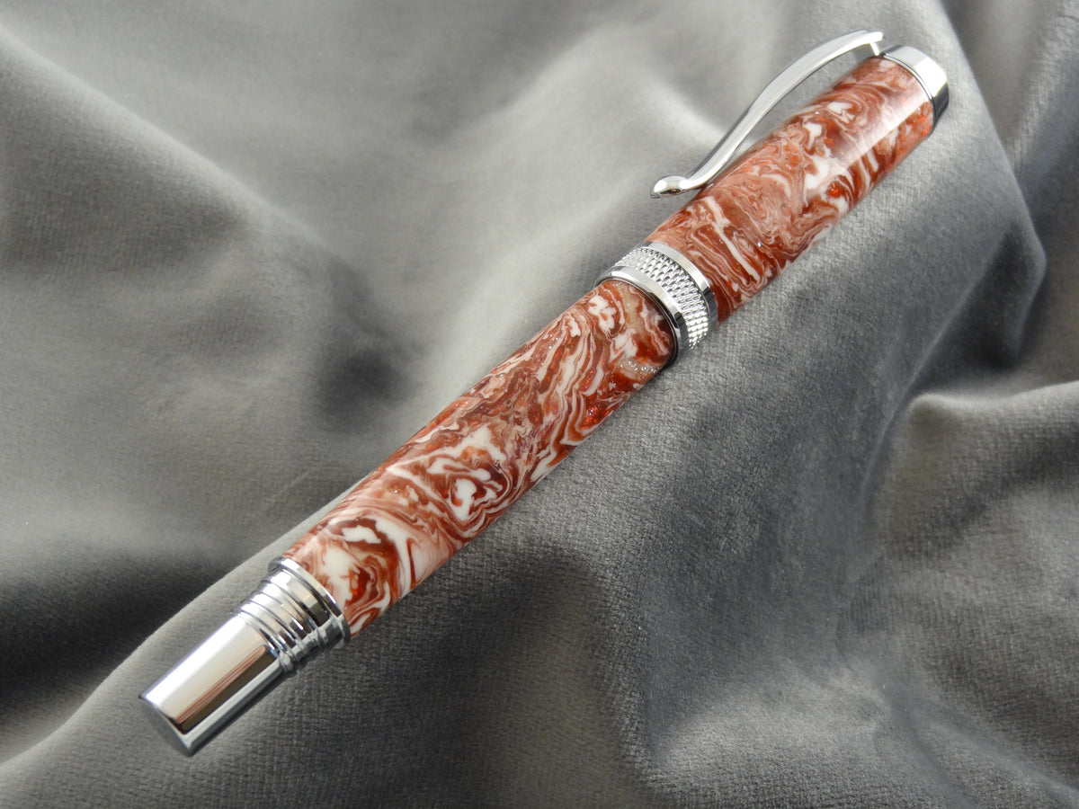 Candy Cane Rollerball Ink Pen