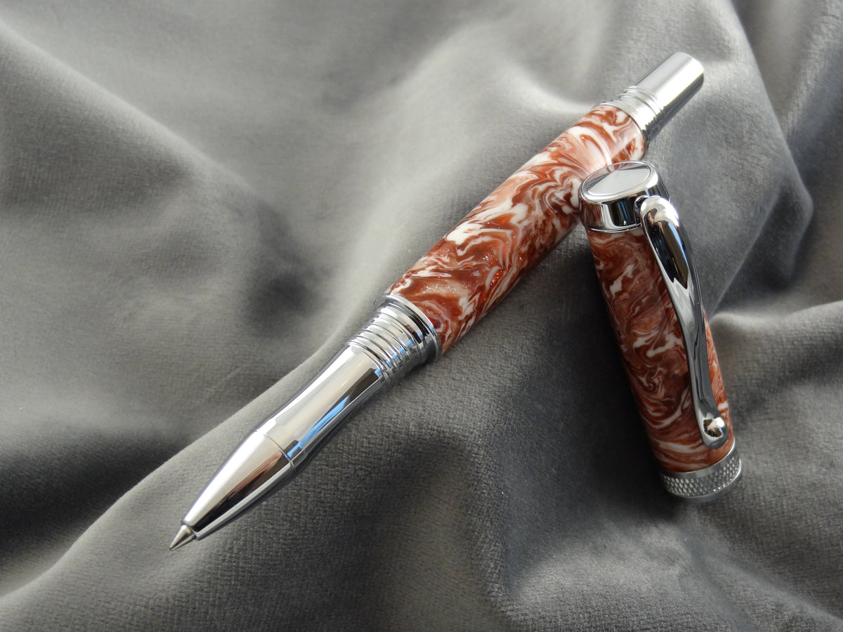 Candy Cane Rollerball Ink Pen