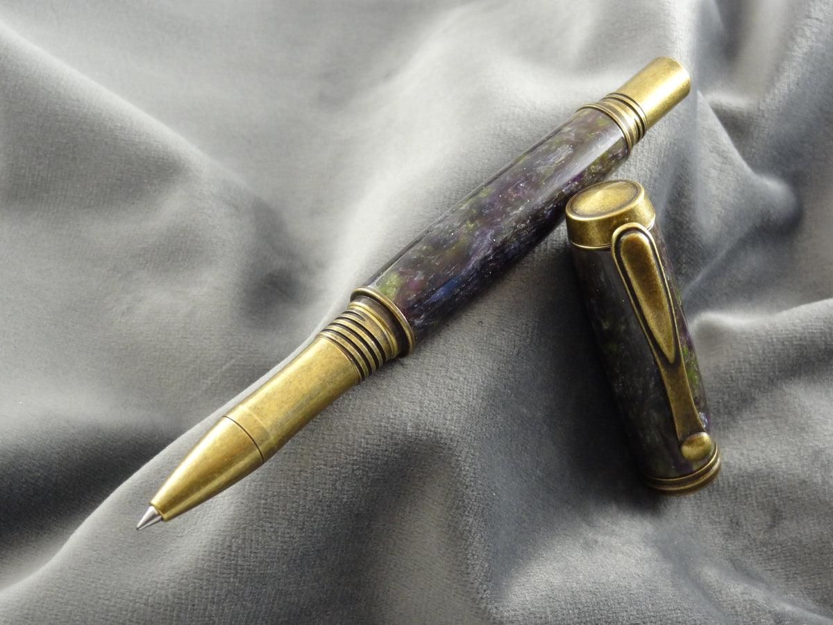 Crystal Agate Rollerball Ink Pen