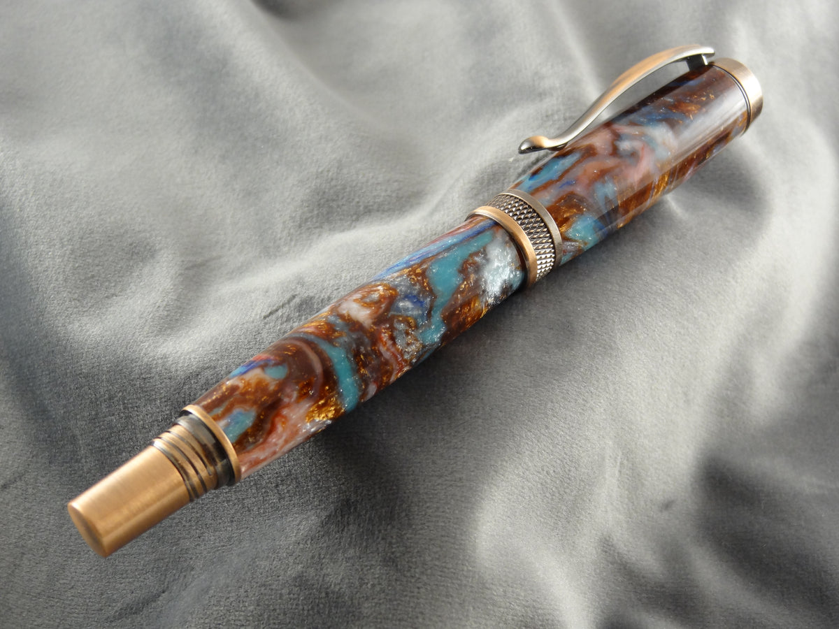 Sand and Seafoam Rollerball Ink Pen