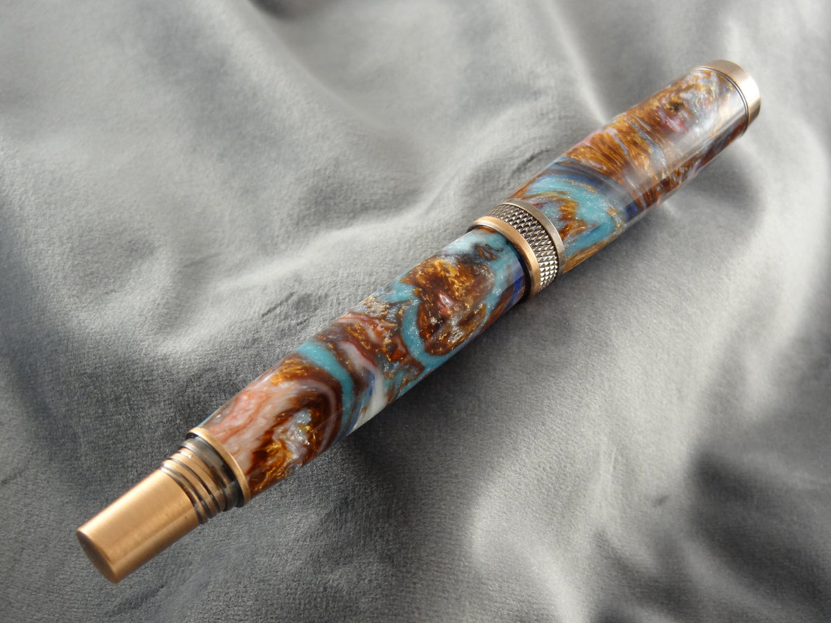 Sand and Seafoam Rollerball Ink Pen