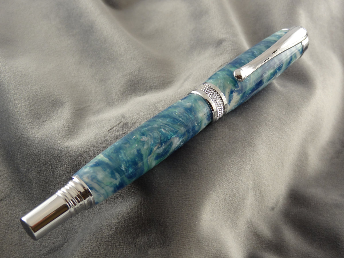 Ocean Swirls Rollerball Ink Pen