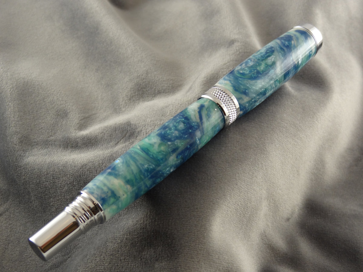 Ocean Swirls Rollerball Ink Pen
