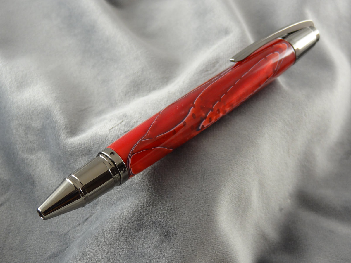 Strawberry Mesh Acrylic Ink Pen