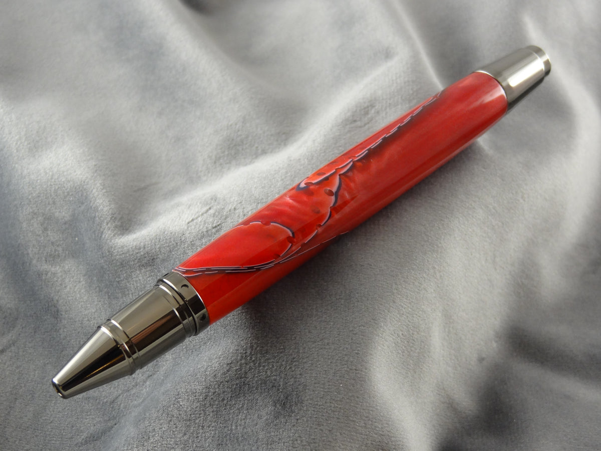 Strawberry Mesh Acrylic Ink Pen