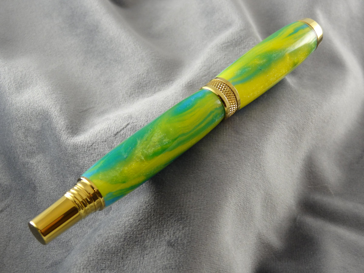 Green Leprechaun Rollerball Ink Pen