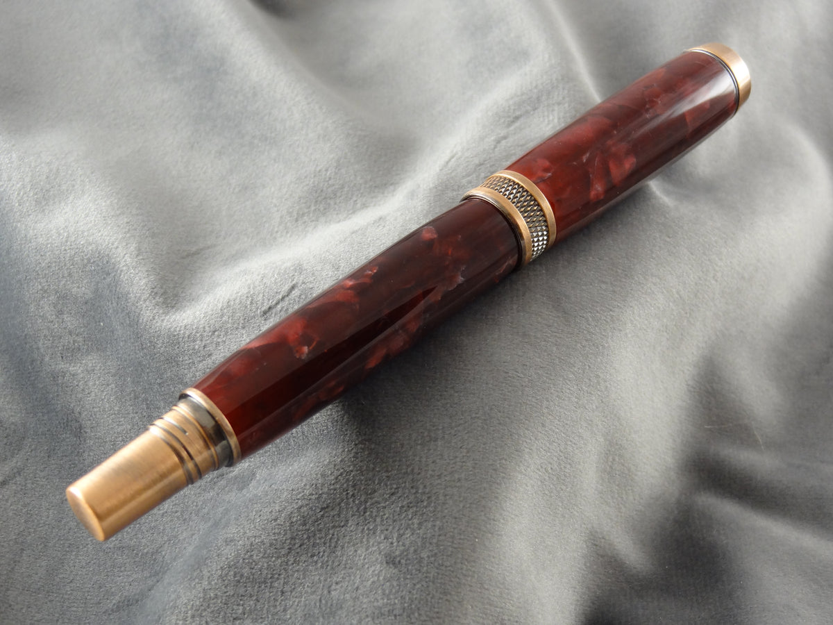 Crimson Red Rollerball Ink Pen