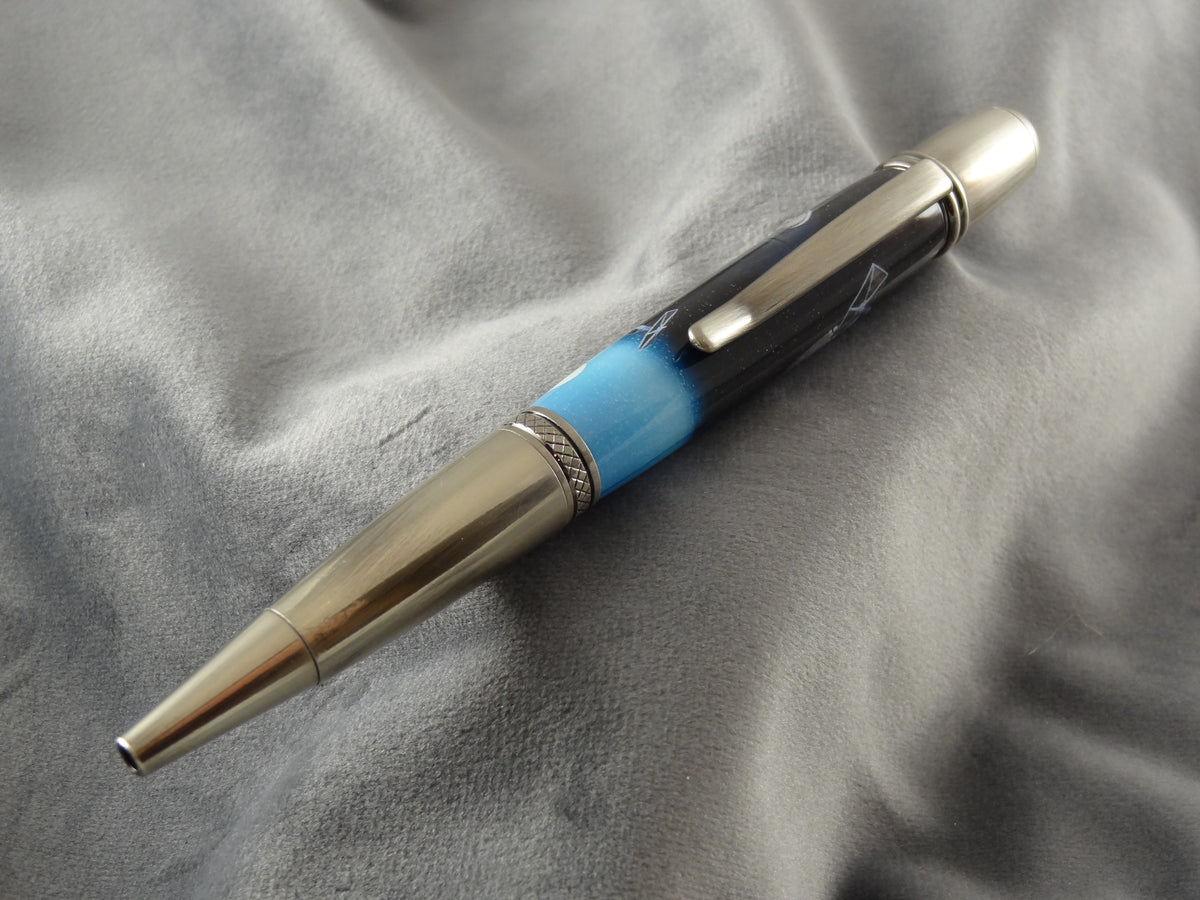 Star Wars Death Star Round Top Acrylic Ink Pen with COA