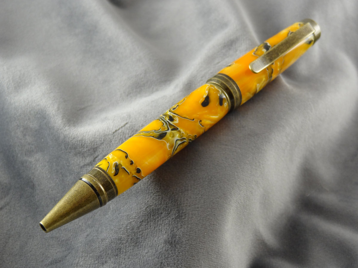 Tigers Eye Mesh Acrylic Ink Pen