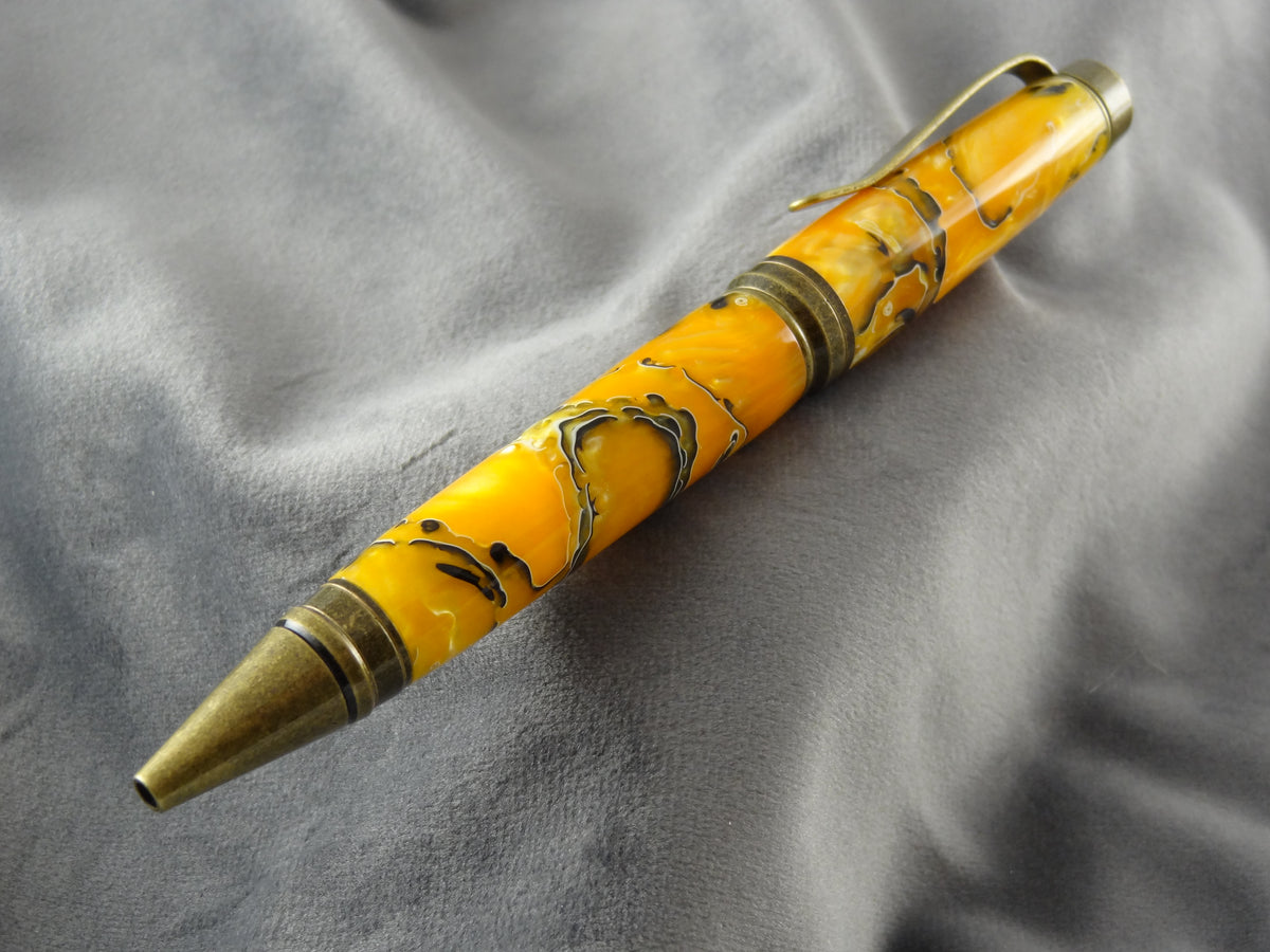 Tigers Eye Mesh Acrylic Ink Pen
