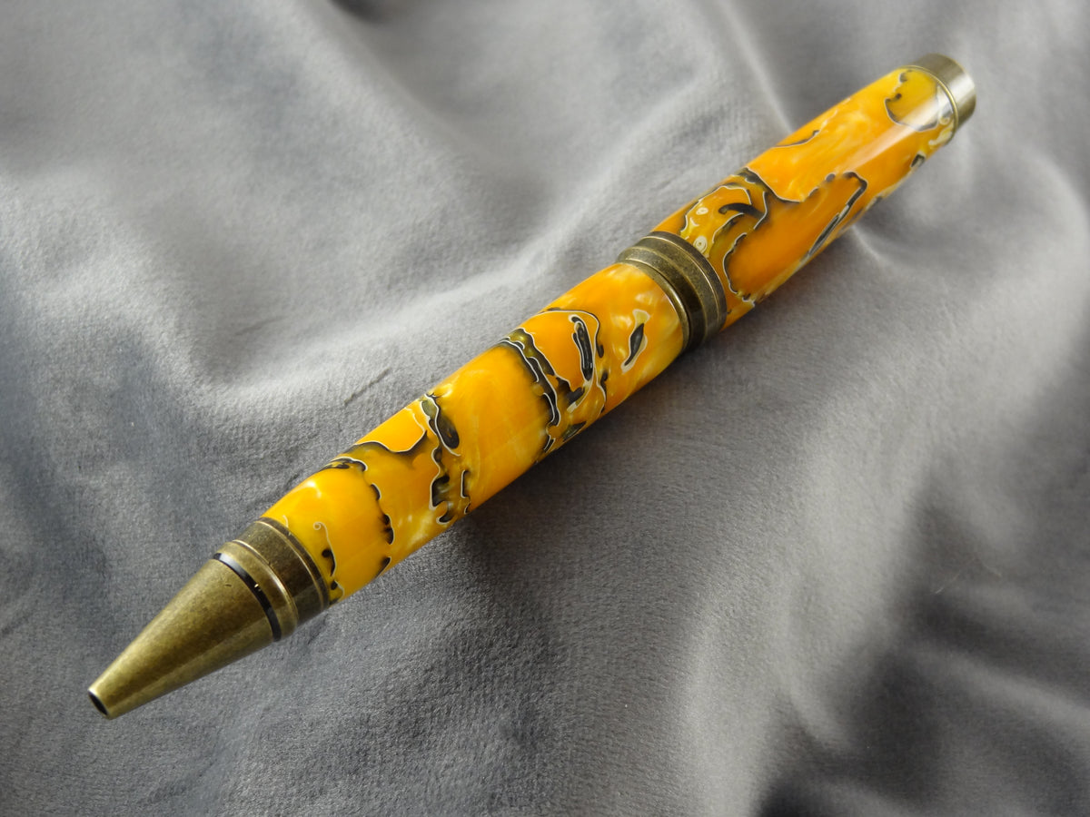 Tigers Eye Mesh Acrylic Ink Pen