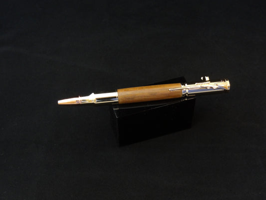 Bolt Action Rifle English Walnut Ink Pen