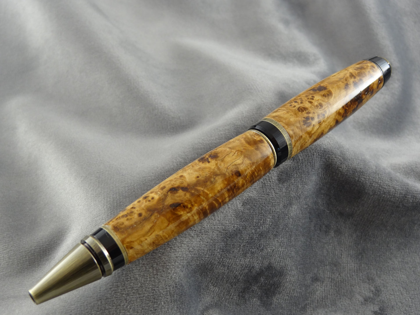 Spalted Curly Maple Ink Pen