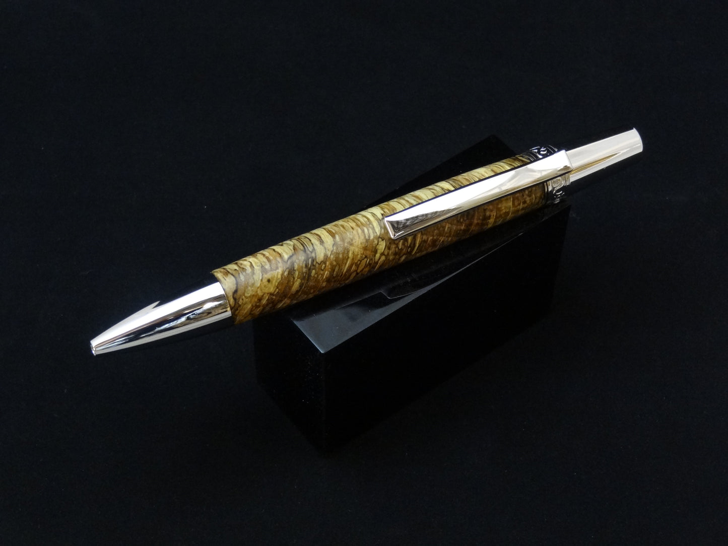 Crosscut Spalted Maple Ink Pen