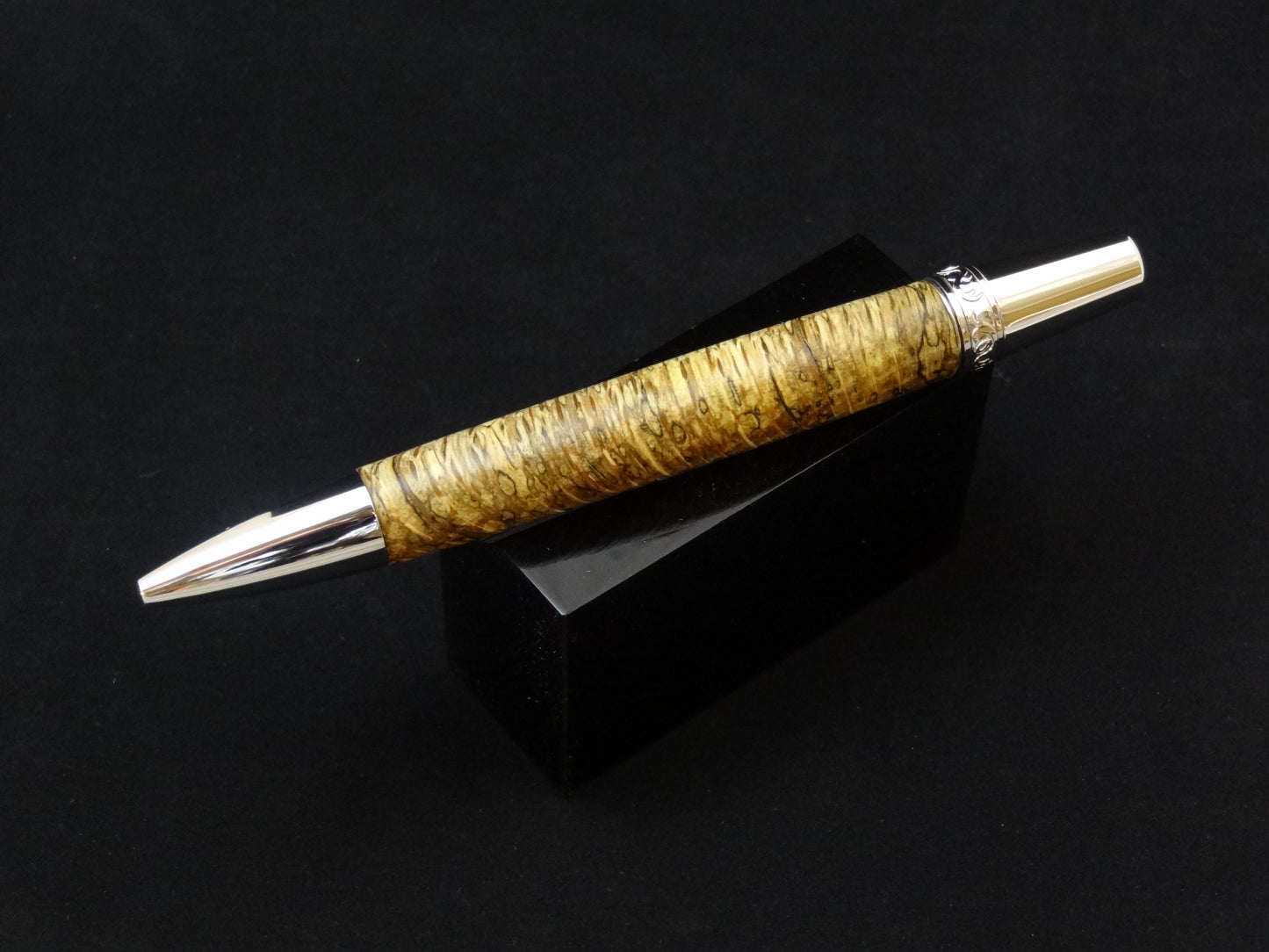 Crosscut Spalted Maple Ink Pen