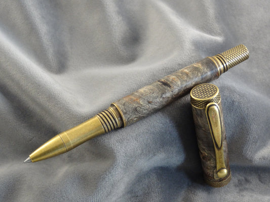 Dyed Buckeye Burl Ink Pen